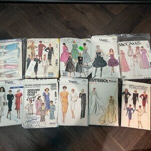 80s Retro Sewing Dress Patterns Bulk